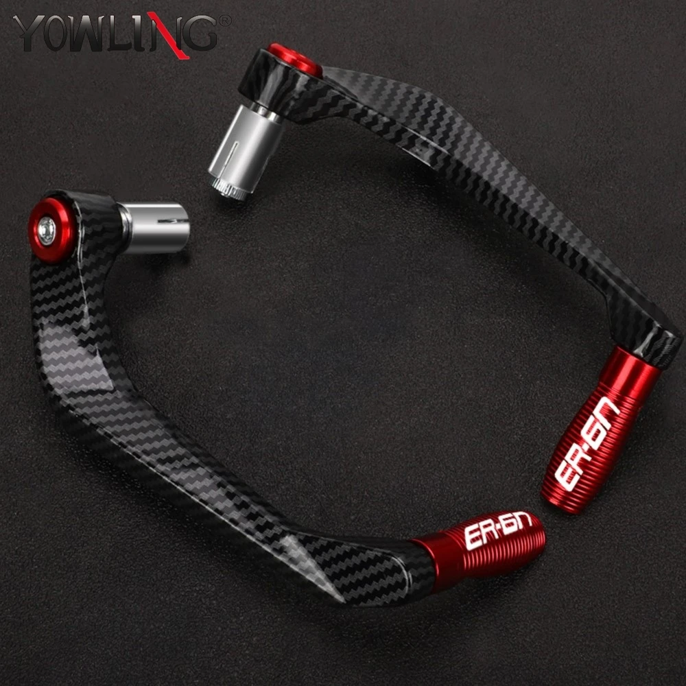 

Ручки руля для мотоциклов KAWASAKI ER6N ER6F ER-6F ER-6N ER 6N 2009-2017 2010, защита рычагов тормоза и сцепления с ЧПУ, накладки на концы руля