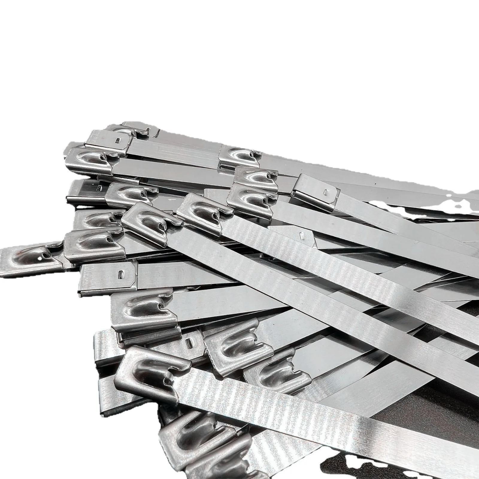 304 SS 7.9mm Self-Locking Cable Ties, Marine Grade Heavy Duty Anti-Rust Zip Ties