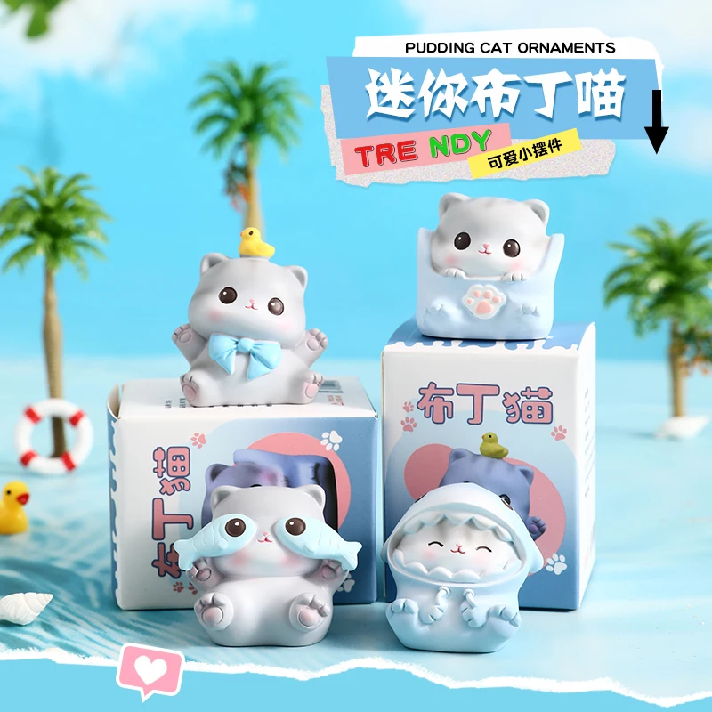 

Пудинг Мяу Мини Орнамент Офис Настольный Котенок Автомобиль Кукла Эмоциональная Стабильность Исцеляющая Серия Подарок На День Рождения