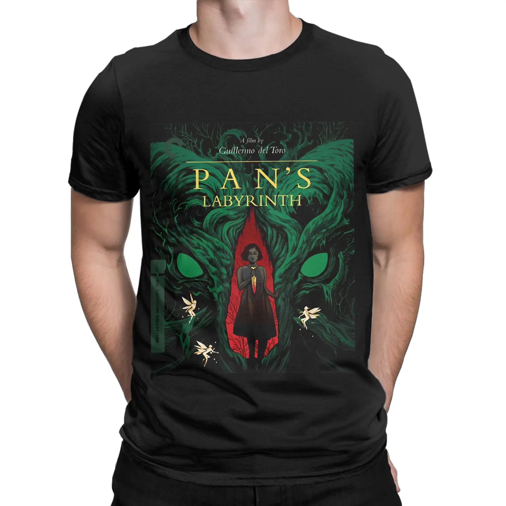 Pans Labyrinth Classic Shirt green poster Funny 100% Cotton T-Shirt pans labyrinth Tops Tees For Men