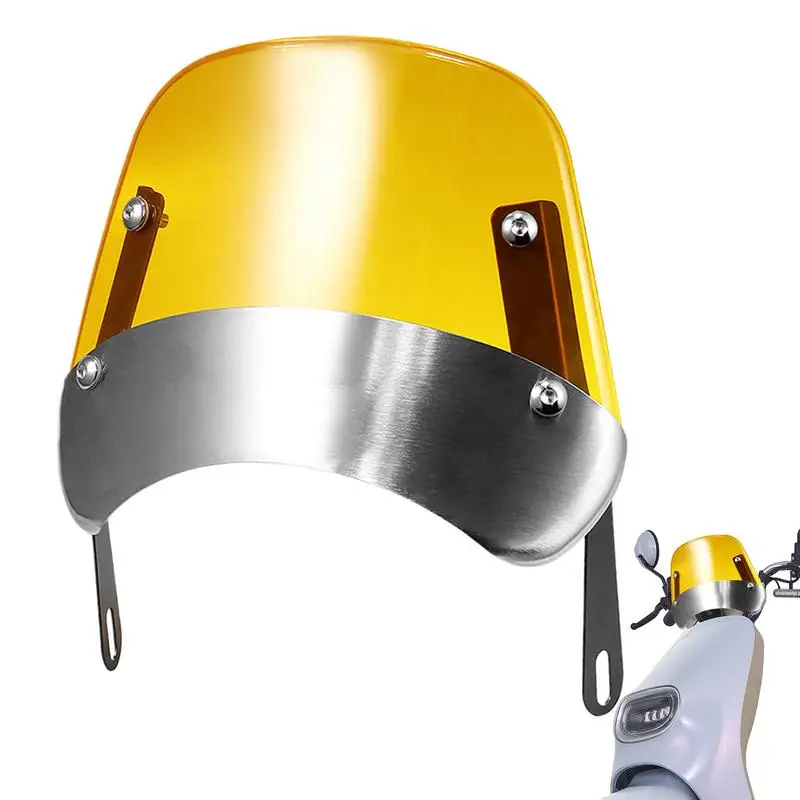 

Scooter Windshield Retro Motorcycle Windscreen Automotive Side Fairing For Women Men Family Friends Bobber Motorbike Cycling