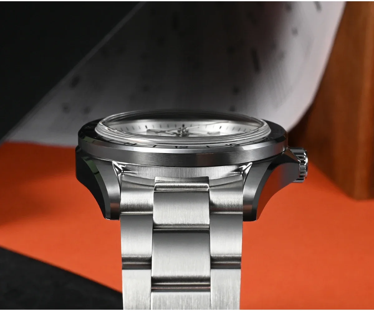 San Martin SN0129 39mm GMT Men Watch Aventurine Gemstone Dial NH34