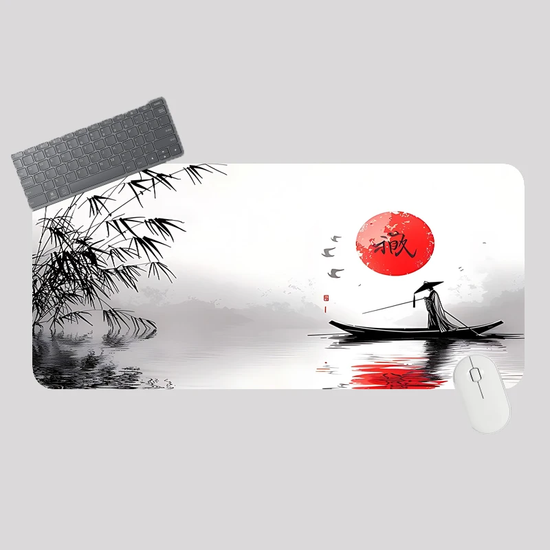 Mouse pads com pintura a tinta xxl, faça você mesmo, teclado de computador para jogos, pc, acessórios de mesa, acessórios de jogos sem fim, borracha antiderrapante