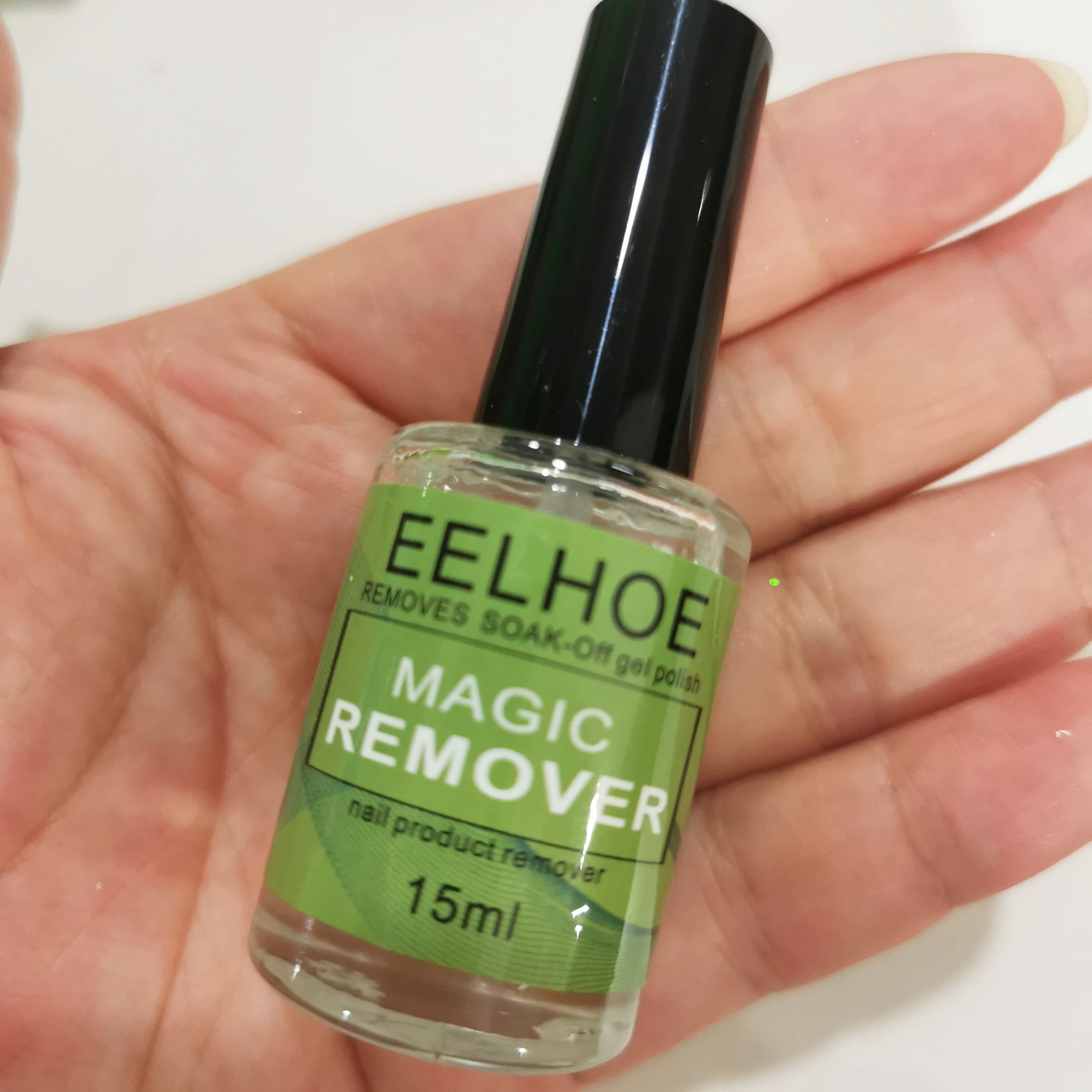 15 ml/Flasche Professioneller Nagellack-Schnellentferner Einfaches, schnelles und sicheres Nagelgel Magic Remover Polish Mildes Entfernen von UV-Gel-BurstLiquid