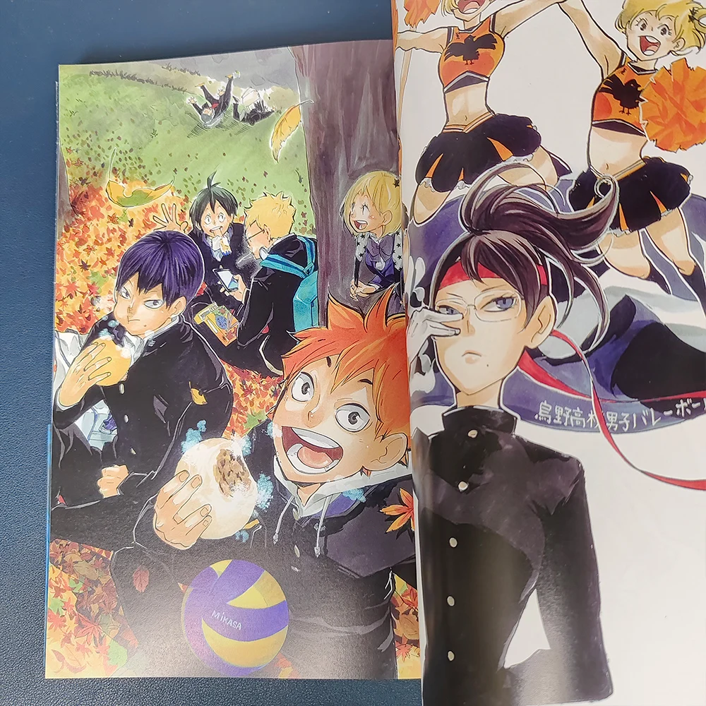 new Japan Anime Haikyu!! Art Collection Cartoon Manga Book Japanese Edition Comic Official Formula Set Book Hinata Shoyo japanes