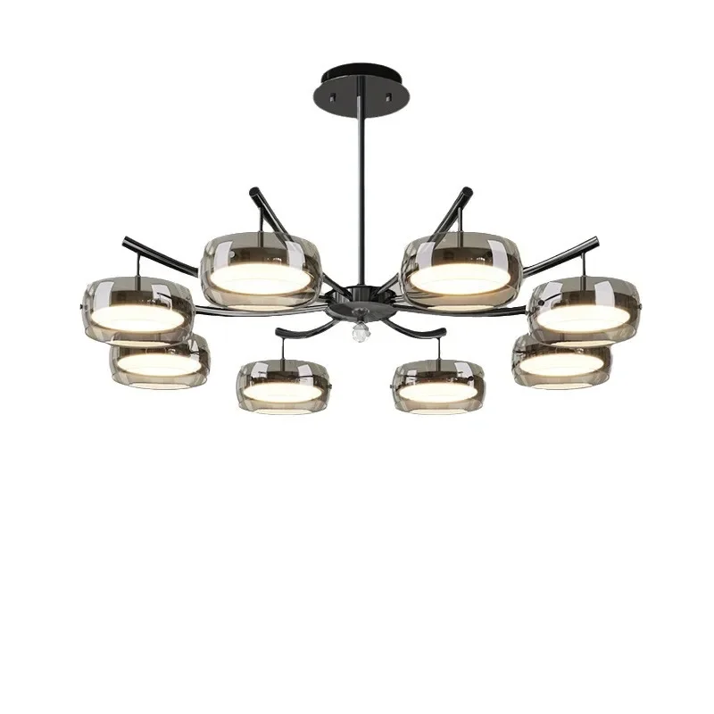 

Italian light luxury modern living room chandelier designer high-end hall main light