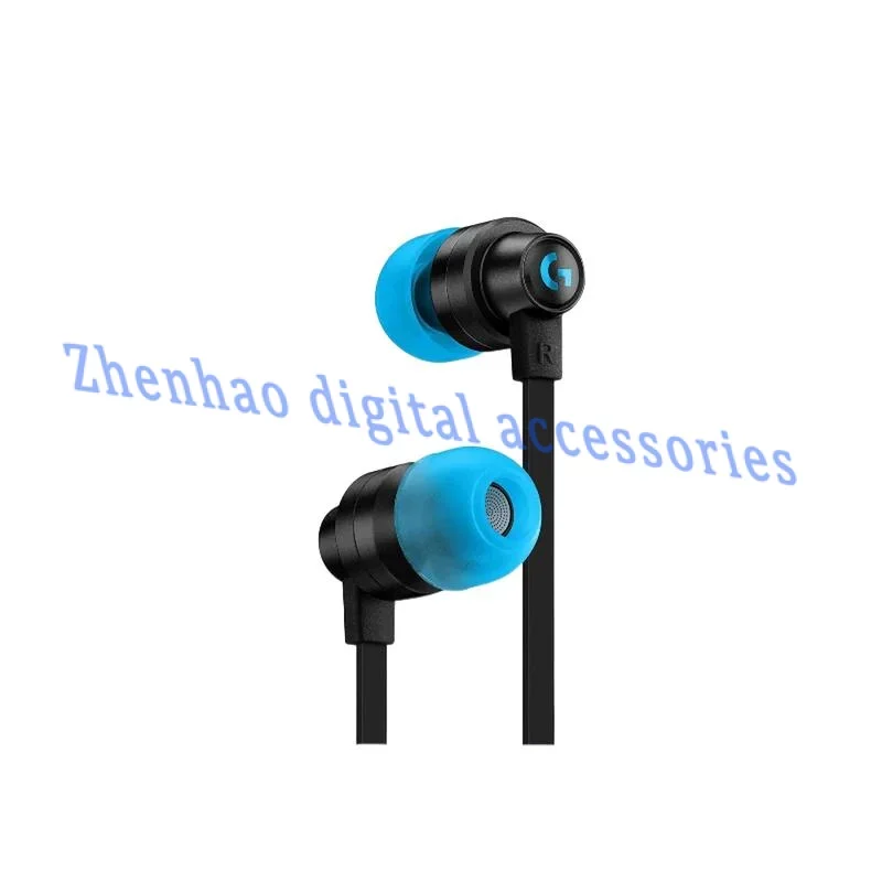 For Logitech G333 Gaming Headset 3.5mm In-Ear Wired Stereo Headphones with HD Microphone for Laptop PC Gaming LOL Earphone