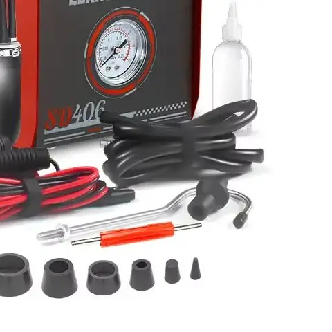 

SD406 Automotive Smoke Machine Leak Detector 12V Dual Mode Car Pipe Leakage Tester with Pressure Gauge & Adjustable