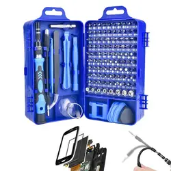 Precision Screwdriver Set Magnetic Repair Tool Kit 115 In 1 Mini Tool Kit Precision Screwdriver Durable Anti-Slip Mini Tool Kit