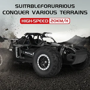 Mobil RC Model 2.4 Gh dengan Lampu LED 2WD Kendaraan Panjat Tebing Remote Control Off-road Kecepatan Tinggi Mobil Luar Ruangan Mainan Anak Drift Hadiah Anak Laki-laki 10 penjualan terbaik mobil remote control profesional - №