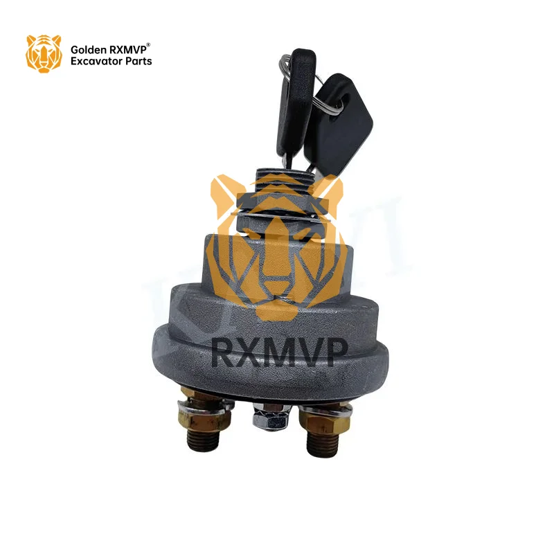 For Hyundai R 80/150/215/220/225/305-7/9 Power Main Switch Lock Head with Key Excavator Accessories