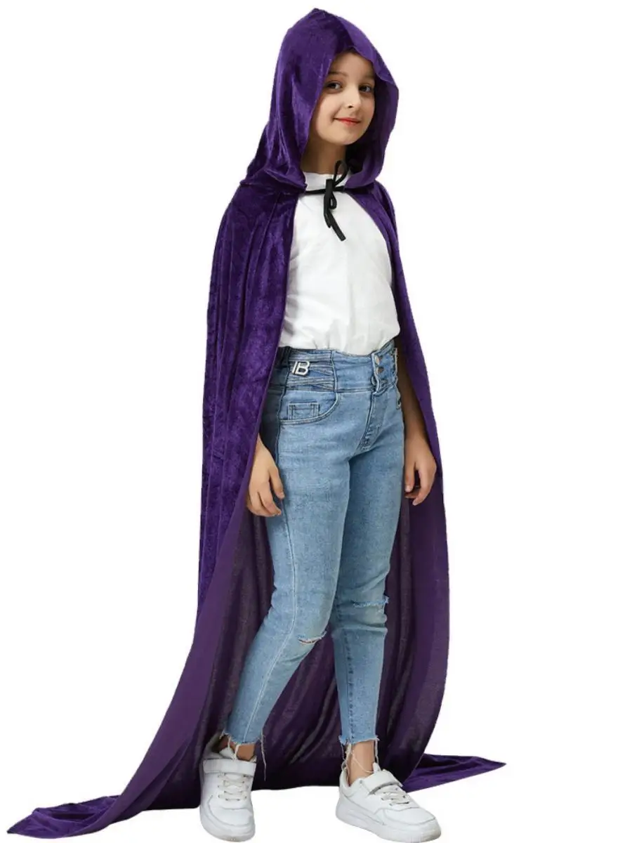 زي ساحرة جديد للهالوين للبالغين، رداء مخملي، عباءة مخملية ذهبية على شكل ملك الموت، زي وطني تقليدي للنساء للعروض المسرحية