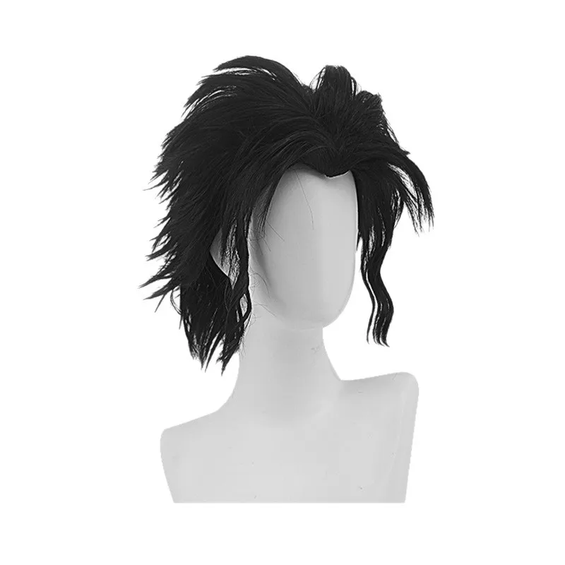 Nueva llegada Anime peluca Adventure parte 3 Jotaro Kujo Cosplay peluca azul-negro estilo rizado
