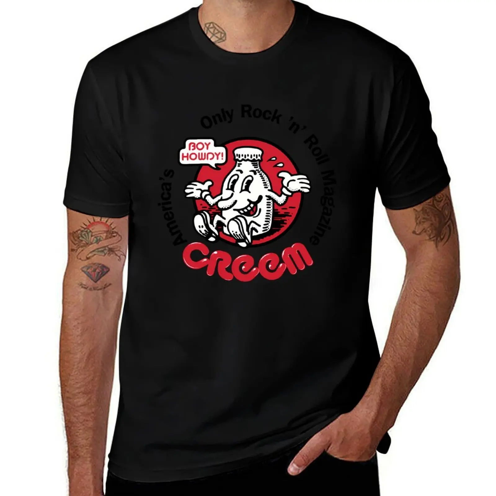 

Only Rock 'N' Roll Magazine Creem America's Boy Howdy T-Shirt cotton t shirt pack t shirt personalised T-shirt