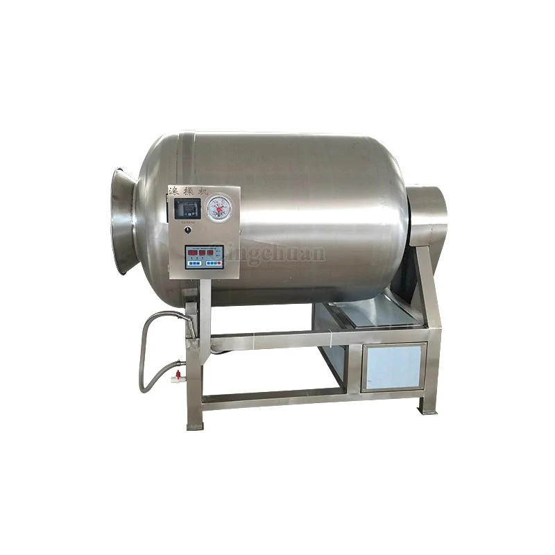 

Vacuum Tumbling Machine Rolling And Kneading Commercial Stainless Steel Beef Curing Chicken Pork Whole Duck Bacon Stirring 100L