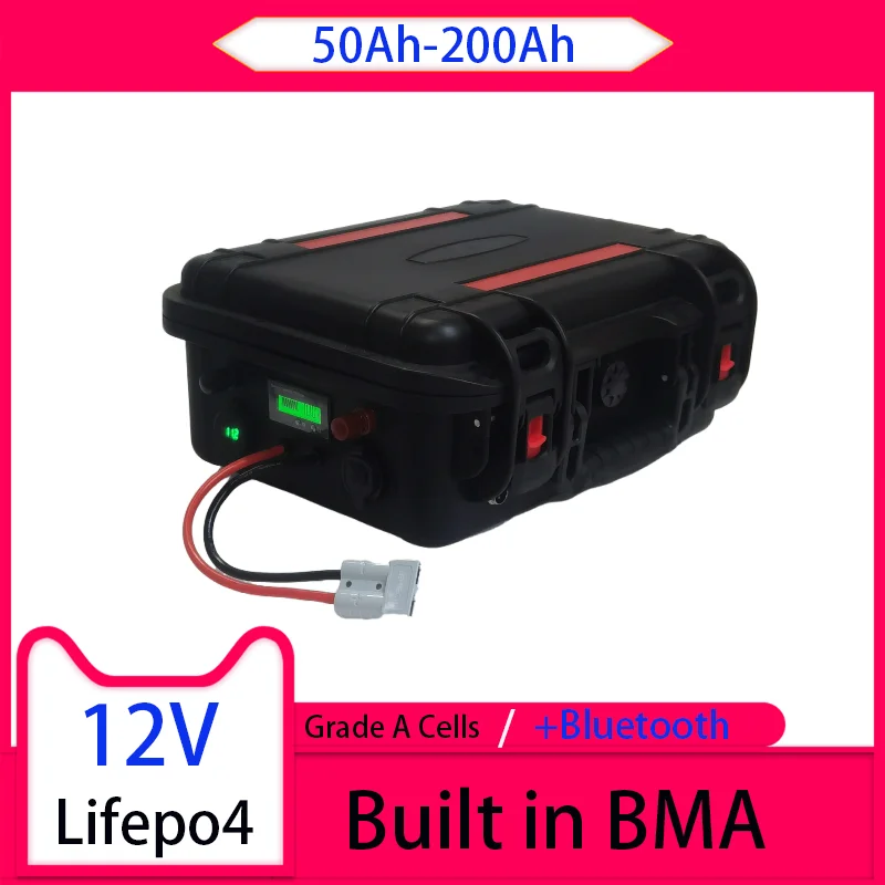 

LiFePO4 Аккумулятор 24 В 50 Ач 60 Ач 80 Ач 100 Ач 120 Ач 150 Ач 180 Ач 200 Ач литиевый для троллингового двигателя 2 кВт Солнечная панель Открытый кемпинг