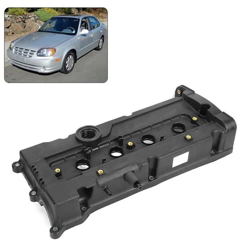 

22410-26610 22410-26611 Plastic Valve Cover 22410-26013 Replacement For Hyundai Accent 1.6L 01-04