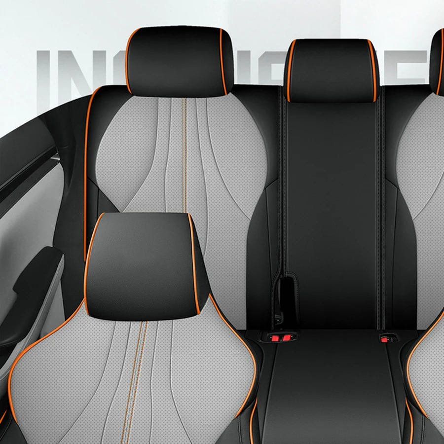 Full Surround Custom Car Special Seat Cover  For BYD Song Pro DMI 2024-2025 All Seasons Universal Leather Seat Cushion Set