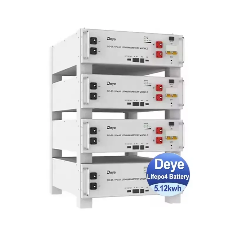 2024 Deye Lithium Battery SE-G5.1Pro-B 51.2V 100AH Home Use Rack Mount Powerwall Lithium Battery