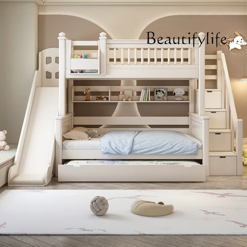 

Comforter Wooden Kids Beds Boundary King Size Modern Style Bunk Children Beds Princess Bedroom Litera Infantil Kids Furniture