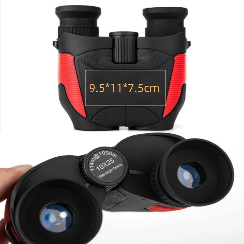 10X25 Compact Binoculars for Travel Concerts Sports Camping Hiking Hunting - BaByliss Telescope  Binoculares Astronomicos