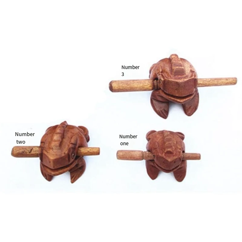 Wooden Carving Frog Toys, Tourist Bamboo And Wood Handmade Crafts, Wooden Scratching Frog Ornaments Easy Install Easy To Use