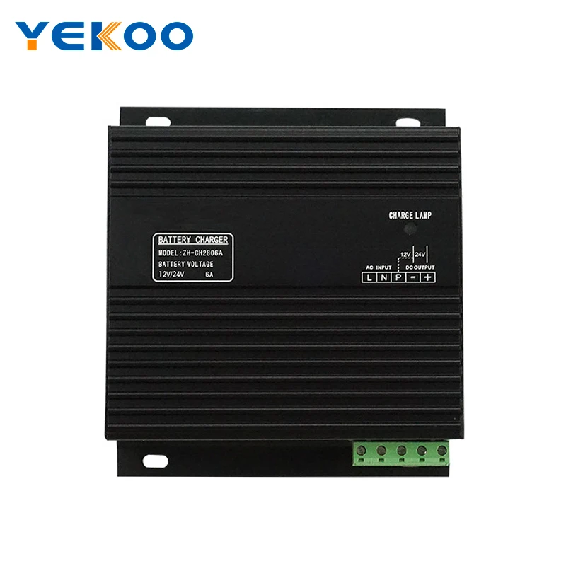 CH2810 10A  CH2806 6A CH2804 4A and 30A Genset Parts 12V 24V Battery Charger for Diesel Generator KitController