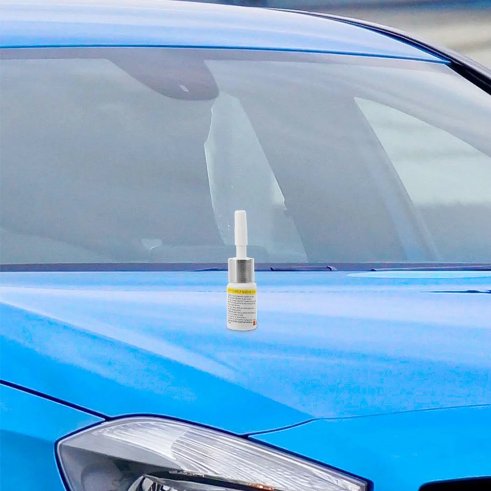2 قطعة طقم تصليح الزجاج المقسى زجاج السيارة الأمامي مزيل الخدوش السائل للشقوق #2
