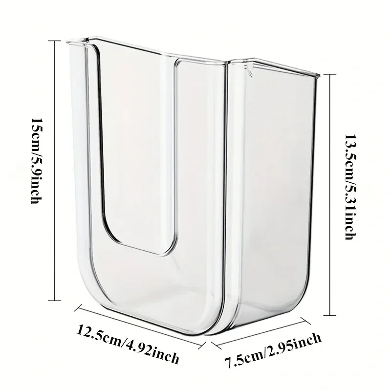 Nicht perforierte, an der Wand montierte Feuchttücher-Aufbewahrungsbox für das Badezimmer mit großer Öffnung und starker Tragfähigkeit