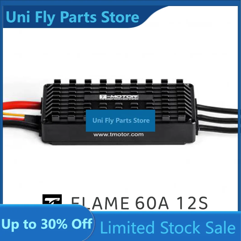 FLAME 60A 12S V2.0 ESC 6-12S High Voltage Brushless Speed Controller For FPV Drone For Drone PartsUniFly