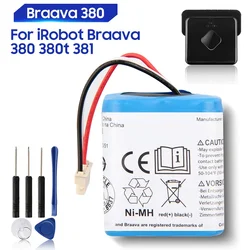 Batteria di ricambio originale per iRobot Braava 381 390t 380 380t MINT 5200 5200C Batteria originale 2000mAh