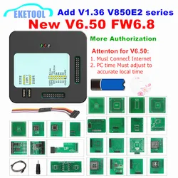 XPROG V6.50 V6.26 V6.12 Add V1.36 V850E2 Function New Authorization V5.55 X-PROG M XPROG-M ECU Programmer X Prog M Full Adapters