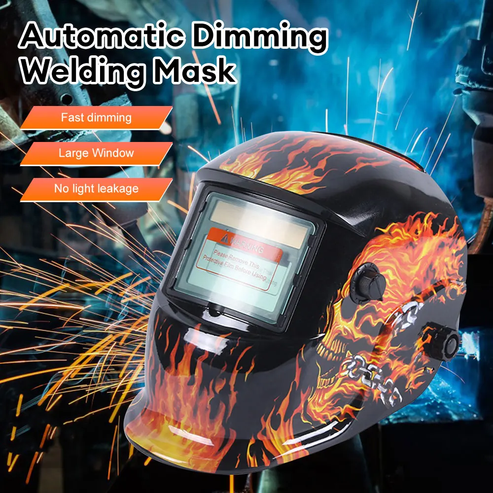 Welding Mask Professional Auto Darkening Welding Helmet True Color for STICK TIG MIG Arc Welding Machine Welder Automatic Mask