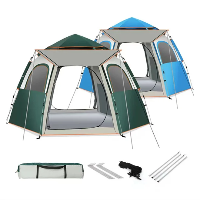 Double Layer Automatic Family Outdoor Camping Tent