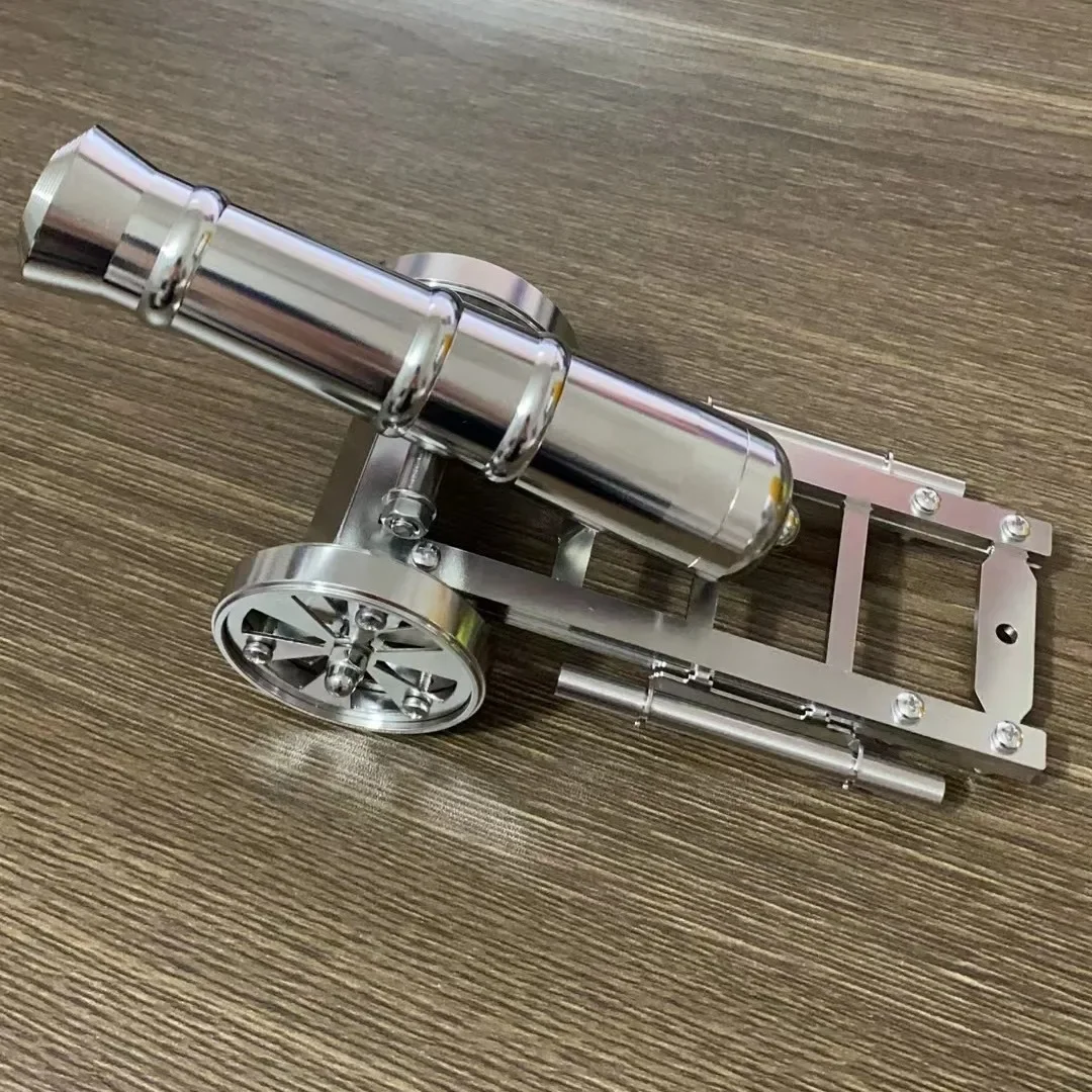 Stainless steel handicrafts cannon models creative ornaments for home living room and window decoration Chinese style