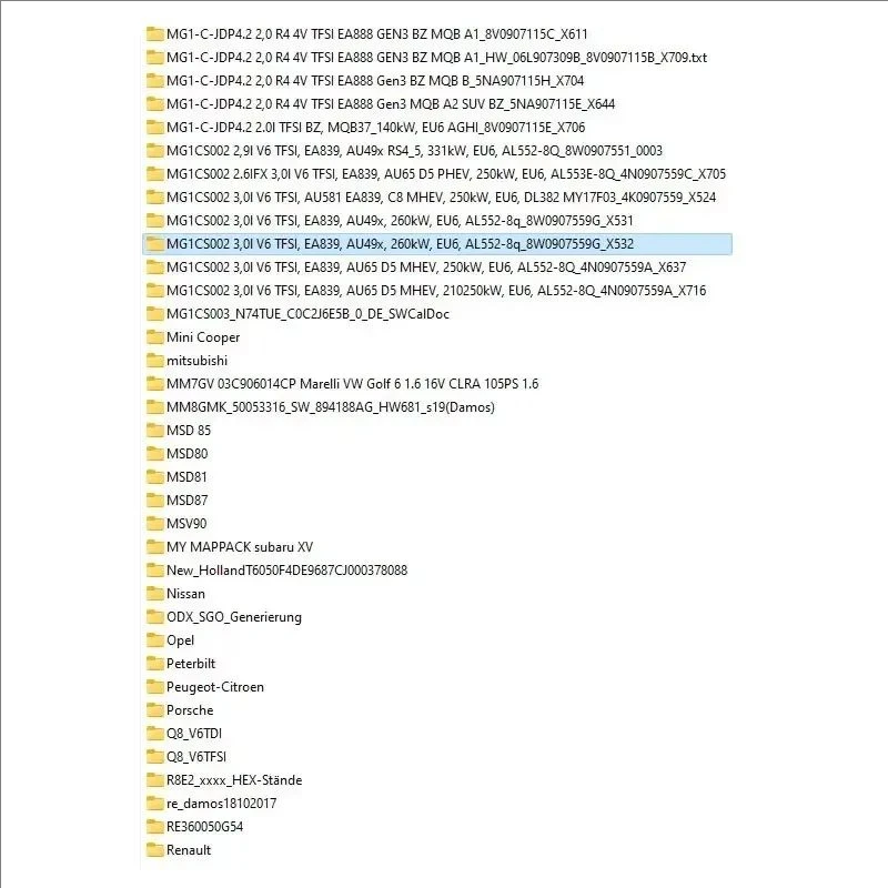 최신 93GB WINOLS DAMOS + Winols 4.51 소프트웨어 빅 아카이브 Damos Mappacks 2022 2021 2020 칩 튜닝 지도 파일 무료 설치