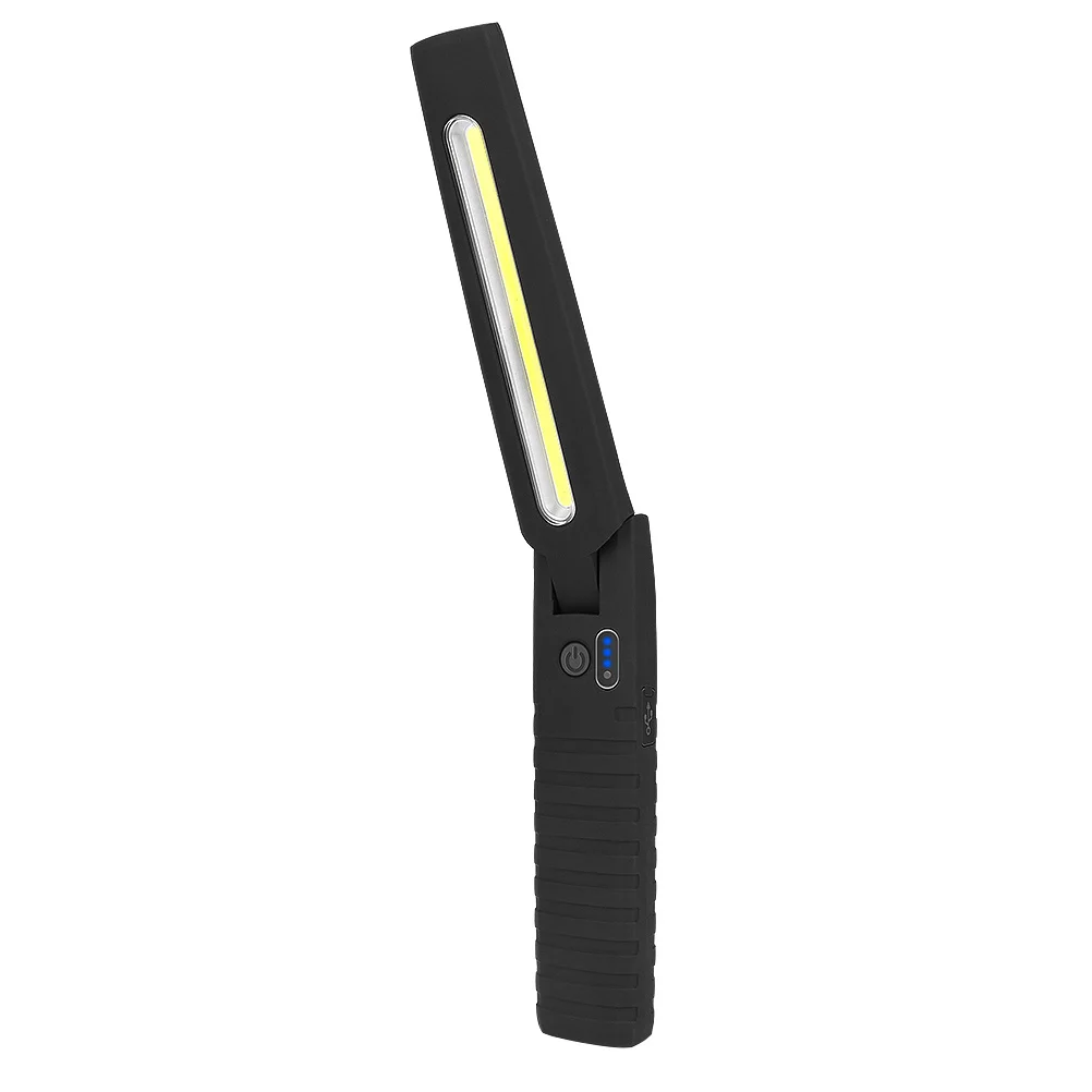 Portable USB Rechargeable LED Work Light Magnetic Base Hook 180 Degree Rotate Outdoor Camping Emergency Lamp Camping Lamp
