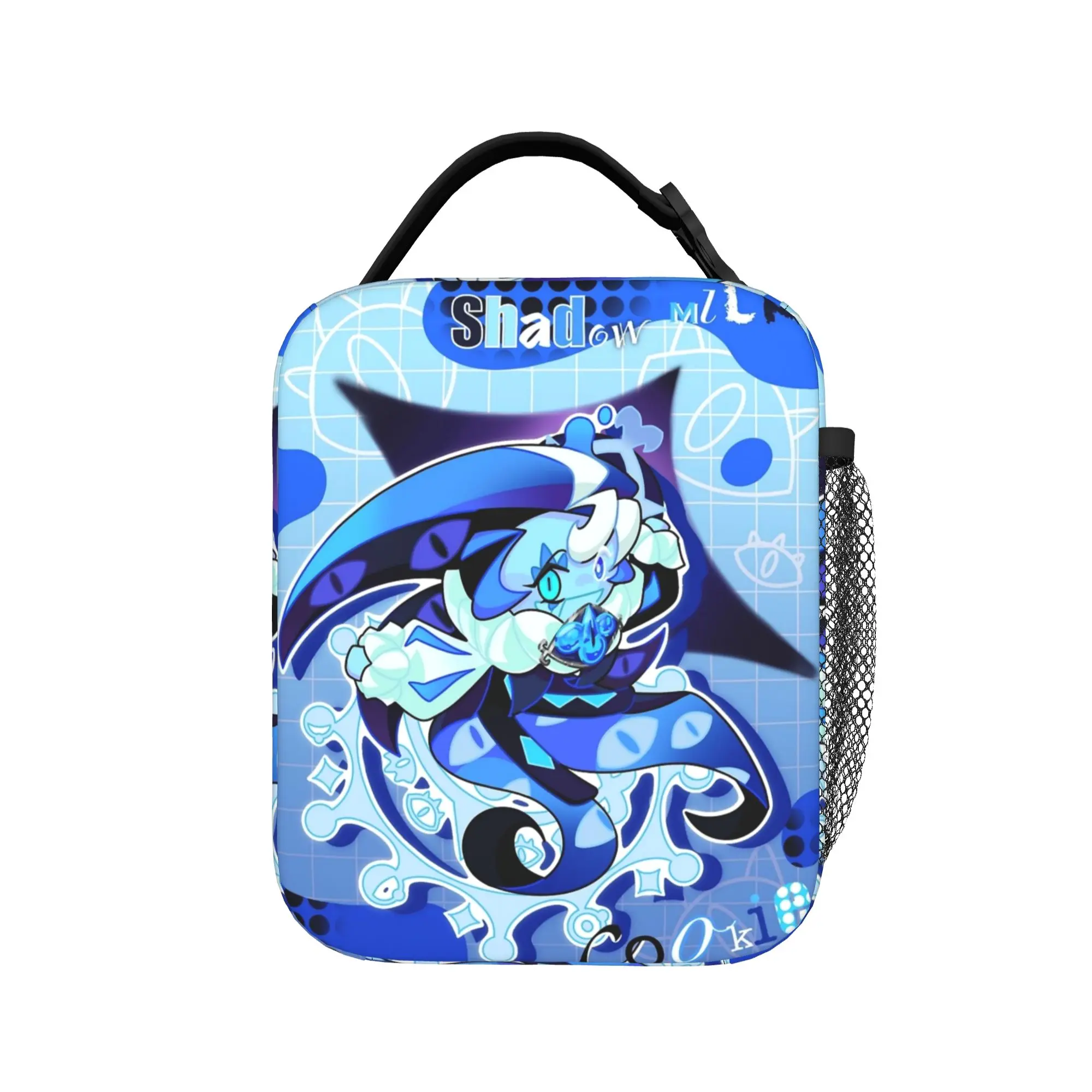 shadow milk cookie Insulated Lunch Bags Cooler Bag Reusable,Lunch Container Cookie Run Kingdom High Capacity Tote Lunch Box