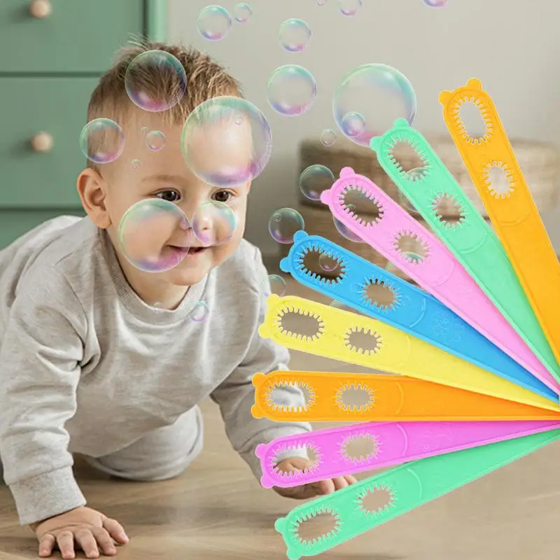 Kids Bubble Wand Mini Bubble Wand Fan Bubble Stick Ergonomic Outdoor Bubble Stick Includes 1 Bubble Solution Handheld Bubble