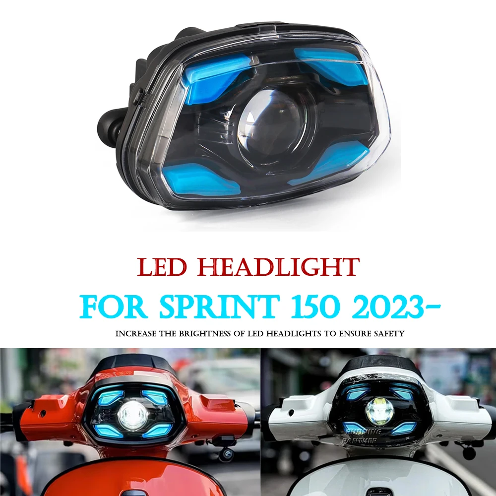 

Motorcycle LED Headlight Accessories For Vespa Sprint 150 Sprint150 SPRINT 2023-2025 Front Light Running Light Luce Anteriore