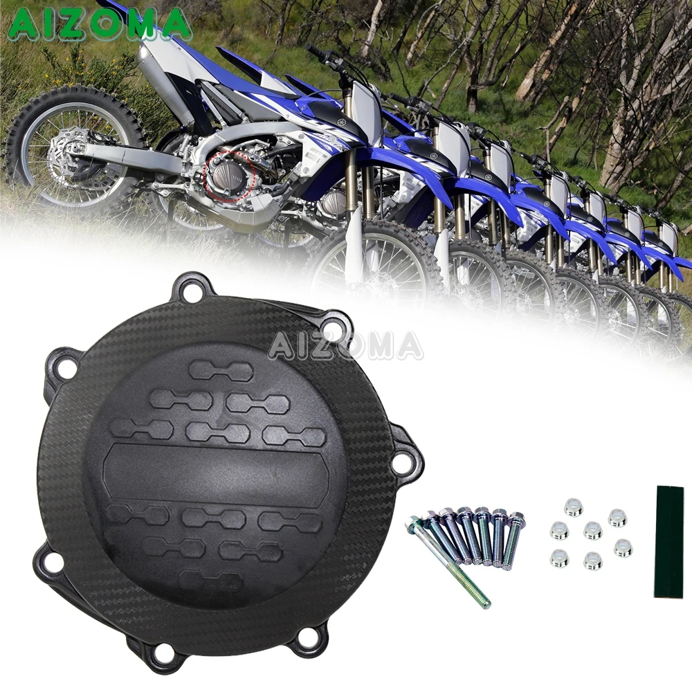Enduro Motorcross motor terenowy pokrywa sprzęgła silnika czarny plastik dla Yamaha YZ250F 2014-2018 YZ250FX WRF250 2015 2016 2017 — zdjęcie 7