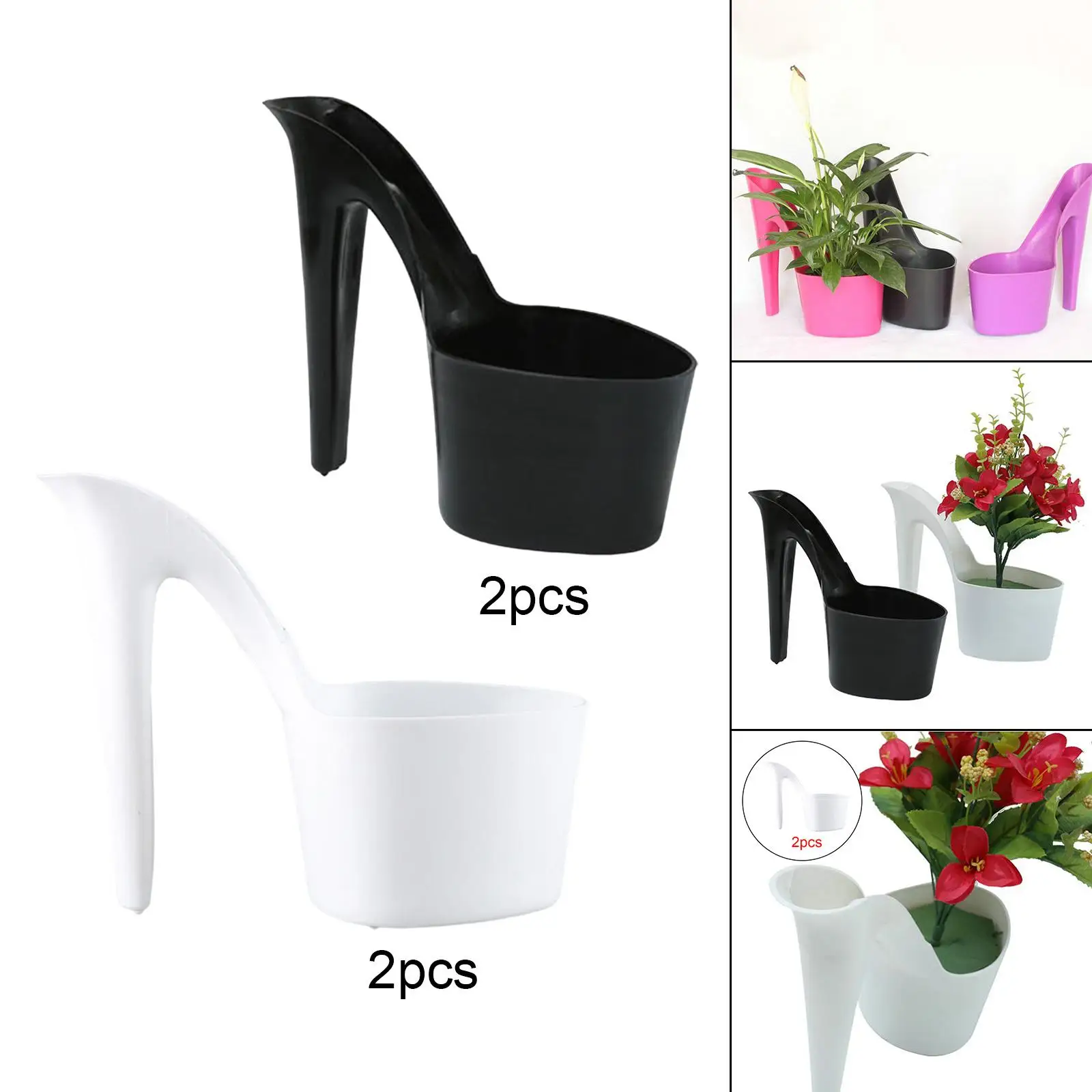 

Flowerpot High Heel Shaped Flower Vase Pot Lady Shoe Shape Flower Pots