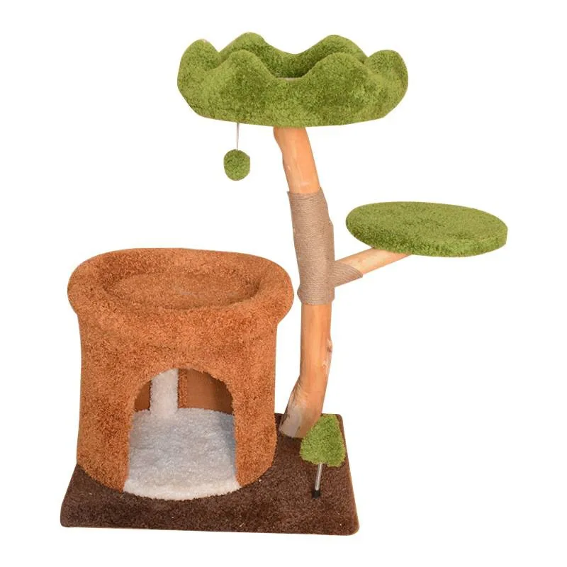 

Ground kitten litter integrated natural fruit wood sisal column for big cats