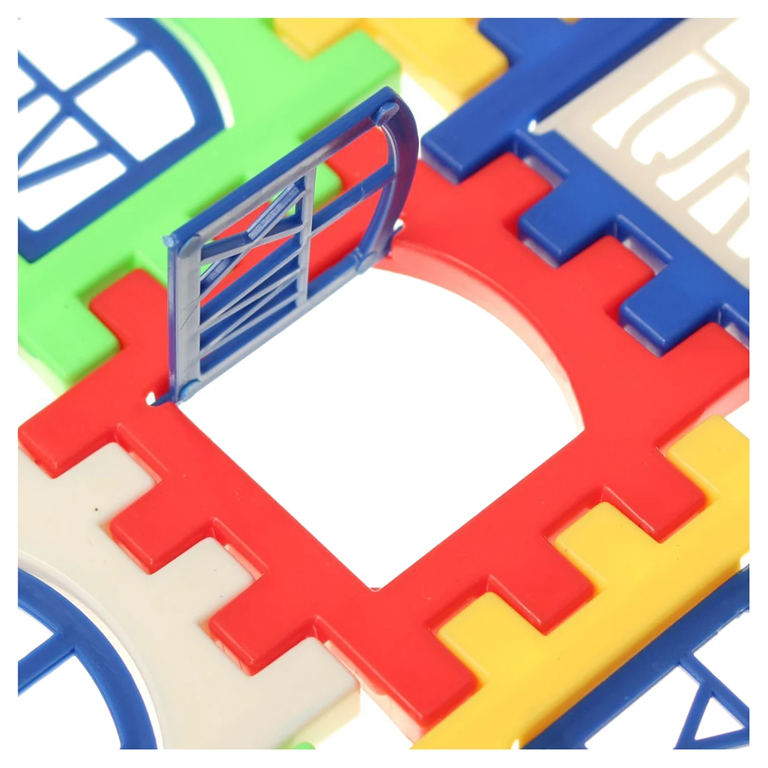 BAAA-24PCS 어린이 퍼즐 플라스틱 편지 빌딩 블록 집 장난감