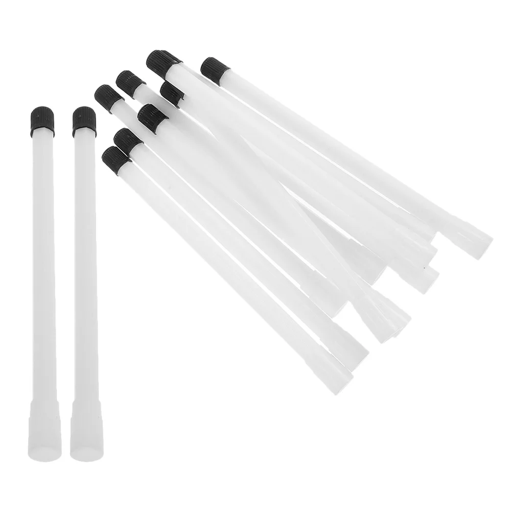 

12Pcs Tire Valve Extenders Plastic Straight Valve Rod Extensions High Clearance for Cars Mountain Bikes Motorcycles Scooters