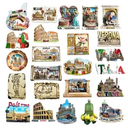 Europe Italy Roma Verona Flavor 3D Refrigerator Magnets Fridge Magnetic Tourist Souvenir Decoration Articles Handicraft Gifts