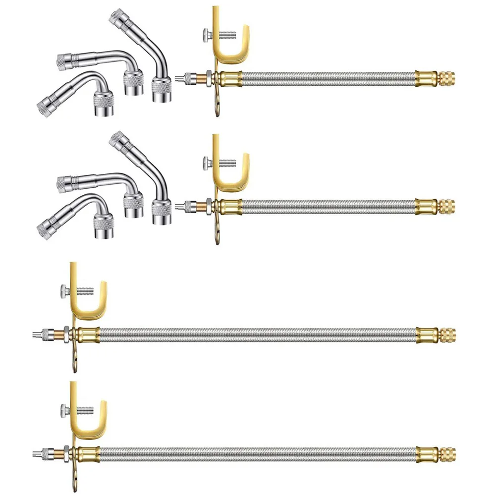 Easy Install Valve Adapters Plastic Metal Valve Stem Extenders 45 Degree Angle 90 Degree Angle 135 Degree Angle