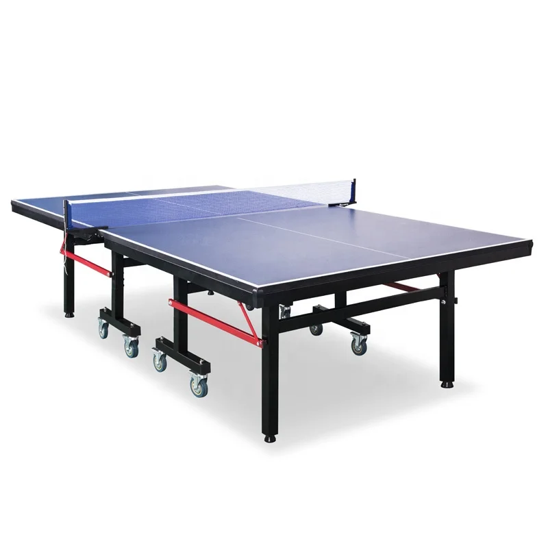 2027 Modern Style 25mm MDF Ping Pong Table Tennis Table Indoor Heavy & Strong Foldable & Mobile International Standard