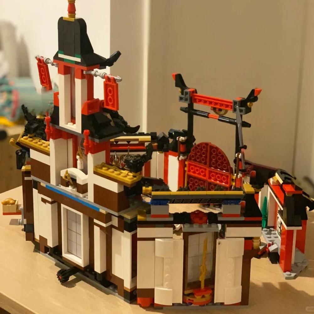 

Creative Expert Training hall Moc Architecture Modularize Create Ideas Adorable Building Blocks Bricks Model Toy Gift 1070pcs