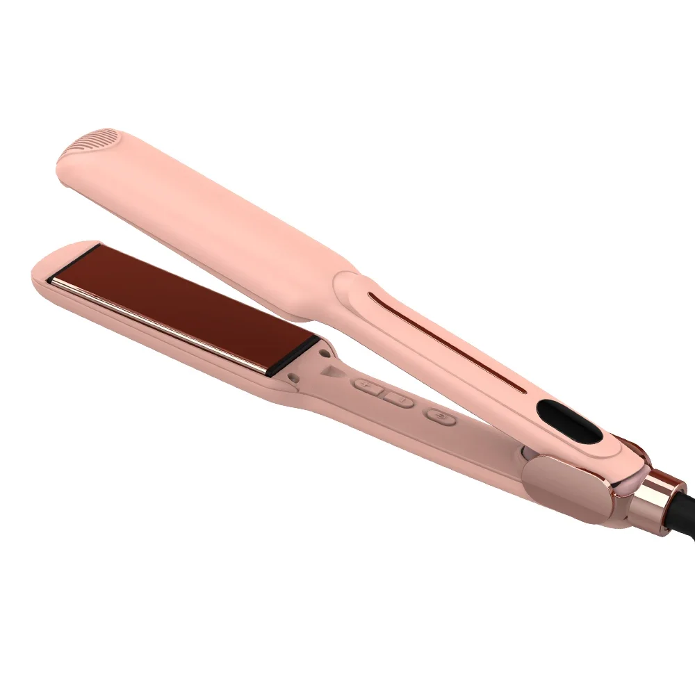 

2-in-1-Flat Hair Straightener & Curling Iron, Infrared Ion Reduces Frizz, Suitable for Straight Hair, Curly Hair, Gifts